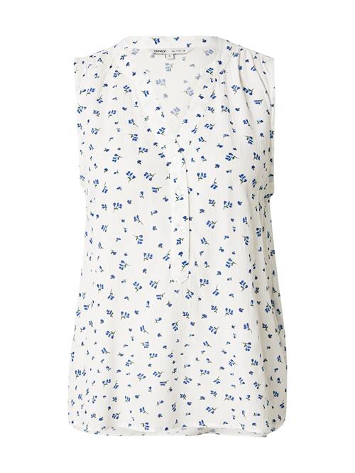 ONLY Bluse 'ONLJETTE'  lyseblå / mørkeblå / oliven / hvid
