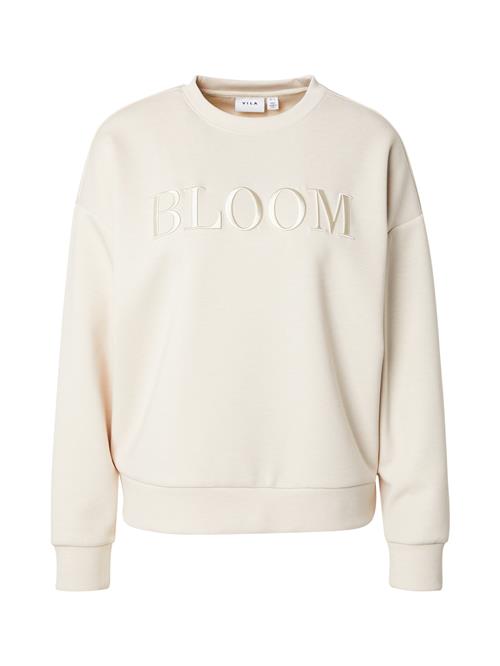 VILA Sweatshirt 'VIREFLECT'  naturhvid