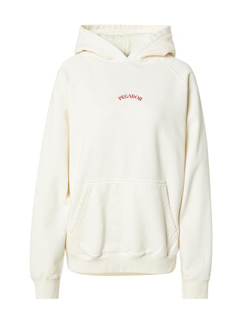 Pegador Sweatshirt 'Malli'  creme / græsgrøn / kirsebærsrød