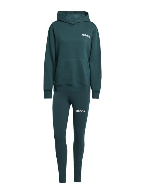 ADIDAS SPORTSWEAR Sportsdragt 'LEISURE'  smaragd / hvid