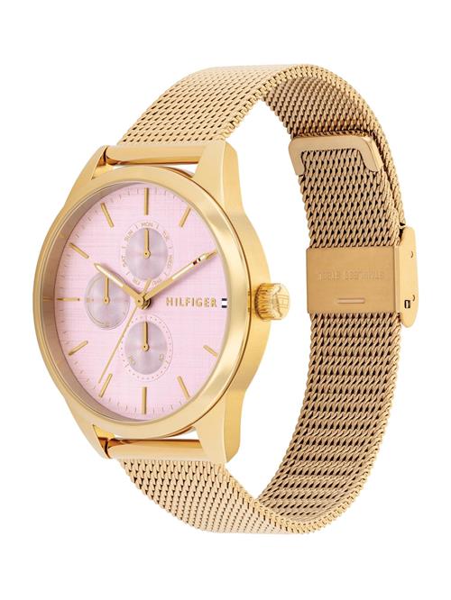 TOMMY HILFIGER Analogt ur 'CAMILLE'  guld / lyserød