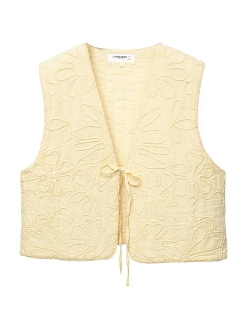 Pull&Bear Vest  pastelgul