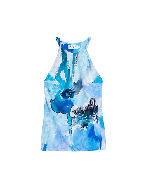 Desigual Overdel  blå / aqua / lyseblå / hvid