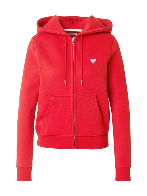GUESS JEANS Sweatjakke  rød