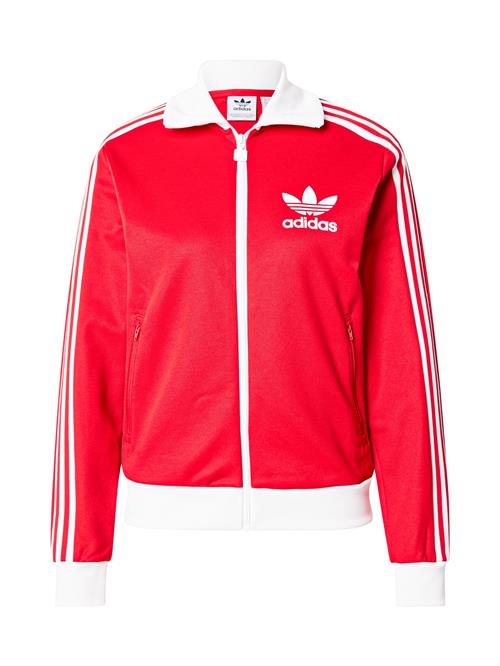 ADIDAS ORIGINALS Sweatjakke 'Beckenbauer'  rød / hvid
