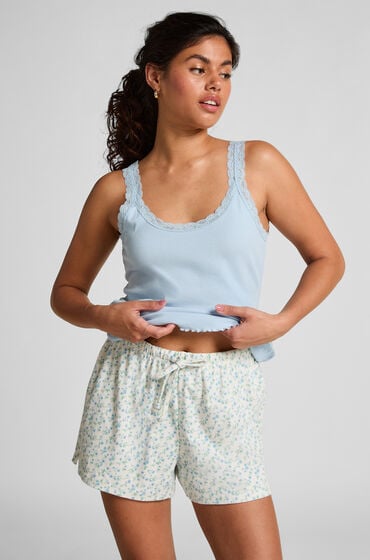 Hunkemöller Shorts Cotton Hvid