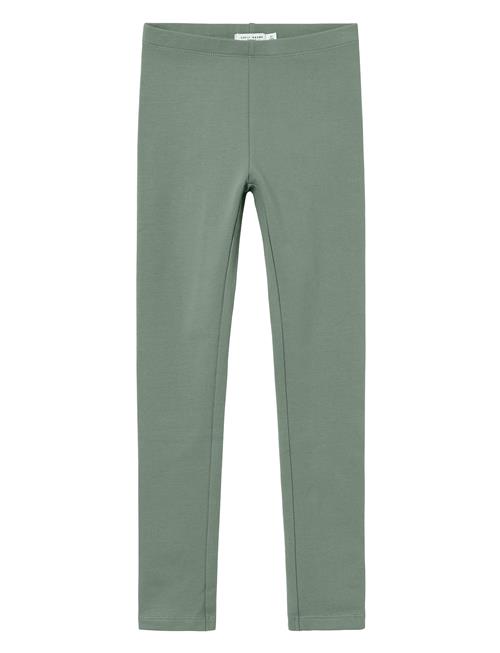 Se Nkfdavina Solid Swe Legging Bru N Noos Name It Green ved Booztlet