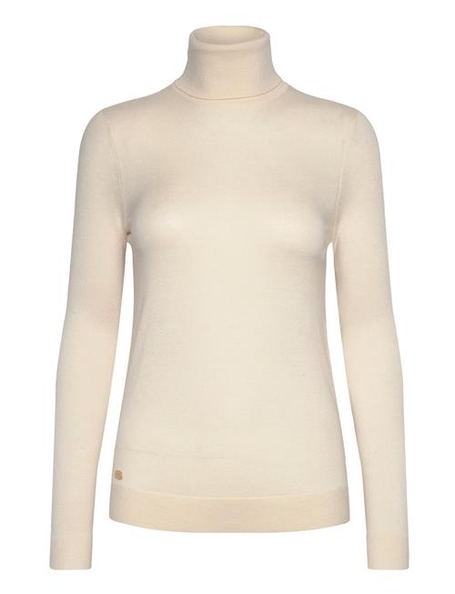 Silk-Blend Turtleneck Sweater Lauren Ralph Lauren Cream