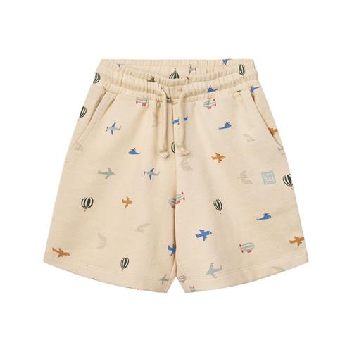 Liewood GOTS Gram Sweatshorts Aviator Ecru 110 cm  Creme  110 cm  Unisex