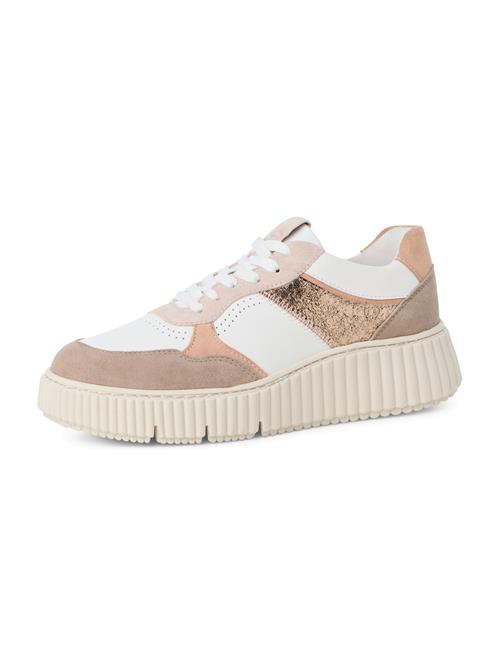 Tamaris Sneaker low  brokade / bronze / gammelrosa / hvid