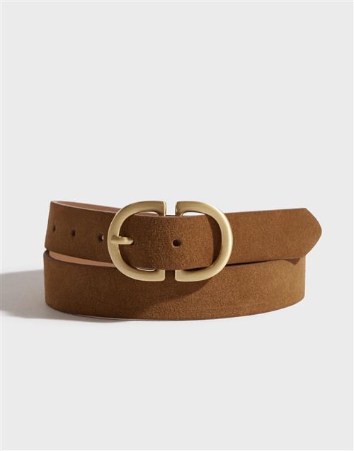 Pieces - Brun - Pcjuva Suede Jeans Belt Noos