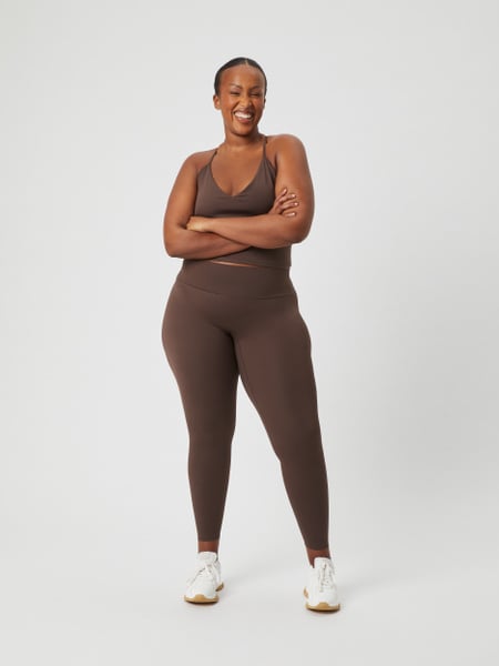 Björn Borg Studio Alice Highwaist Tights Brun, XL