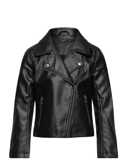 Se Nkfmadina Pu Jacket Name It Black ved Booztlet