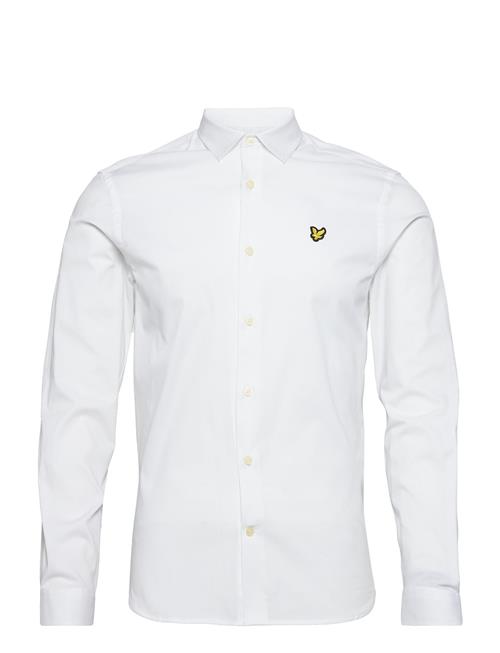 Se Ls Slim Fit Poplin Shirt Lyle & Scott White ved Booztlet