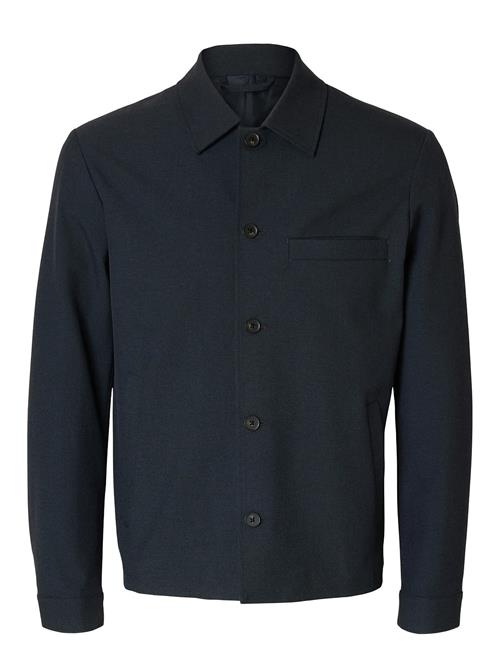 Slhreg-Robert Overshirt Noos Selected Homme Navy