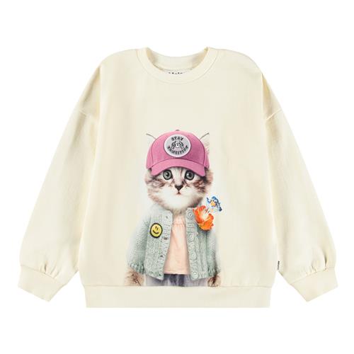 Molo GOTS Maxi Sweatshirt Kitty Miauu 122 cm    122 cm  unisex
