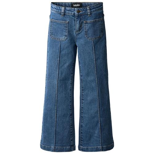 Molo Adina Vævede Bukser Washed Vintage | Blå | 152 cm
