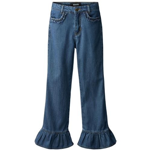 Molo Amara Vævede Bukser Blue Vintage | Blå | 104 cm