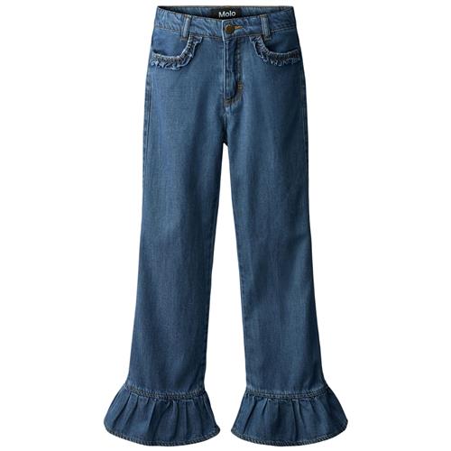 Molo Amara Vævede Bukser Blue Vintage 98 cm    98 cm  unisex