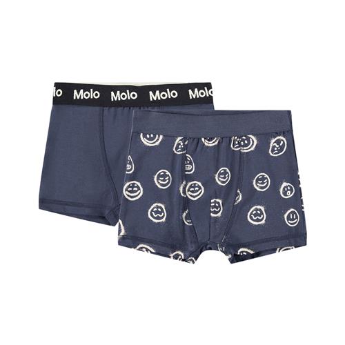 Molo GOTS Justin 2-pak Boxershorts Moods Blue 146/152 cm    146/152 cm  unisex