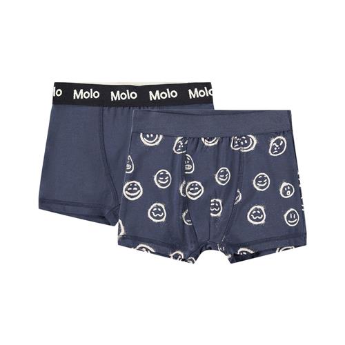 Molo GOTS Justin 2-pak Boxershorts Moods Blue | Blå | 146/152 cm
