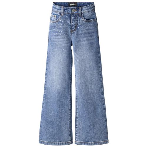 Molo Asta Vævede Bukser Rhinestone Denim 128 cm    128 cm  unisex