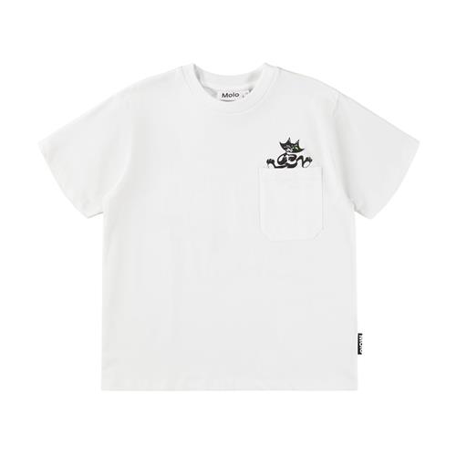 Molo GOTS Rickey T-shirt Crisp White 128 cm    128 cm  unisex