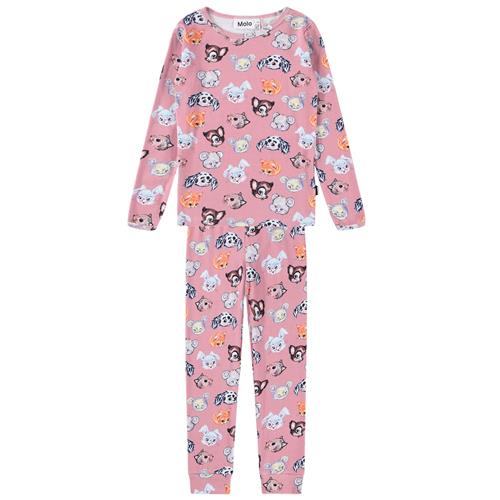 Molo GOTS Lue Pyjamas Itty Bitty Blush 140 cm    140 cm  unisex