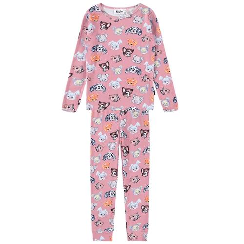 Molo GOTS Lue Pyjamas Itty Bitty Blush | Lyserød | 140 cm