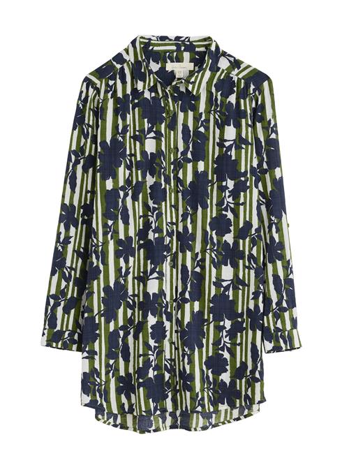 Seasalt Cornwall Bluse  navy / kiwi / hvid