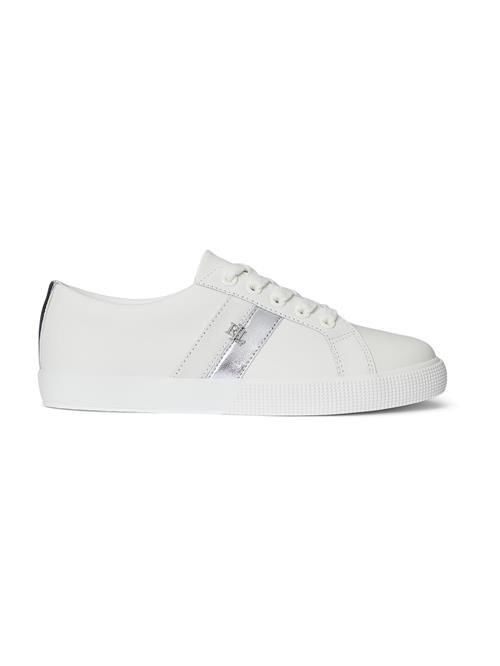Se Lauren Ralph Lauren Sneaker low 'JANSON II'  sølv / hvid ved About You