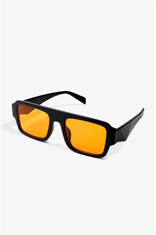 Oscar Solbriller - Sort/Orange - TeeShoppen