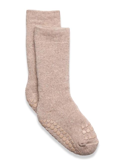 Non-Slip Socks GoBabyGo Beige