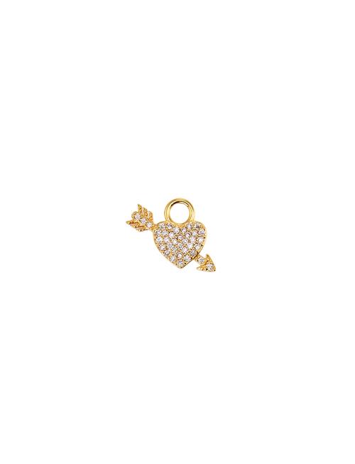 Emilia Katrine Charm White Bon Dep Gold