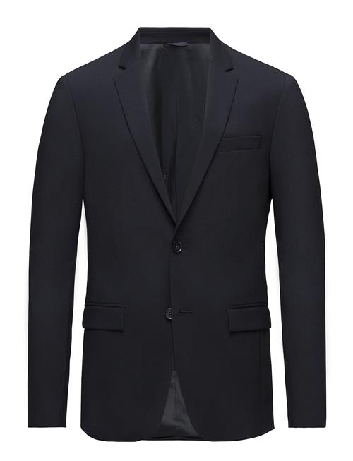 Stretch Wool Slim Suit Blazer Calvin Klein Navy
