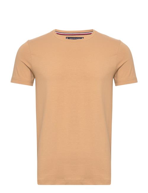 Stretch Slim Fit Tee Tommy Hilfiger Beige