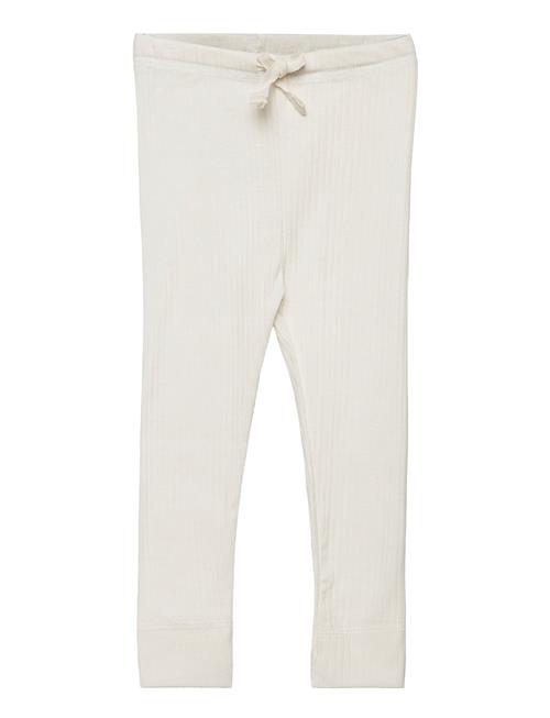 Se Rib Jersey Leggings W. String Copenhagen Colors Beige ved Booztlet