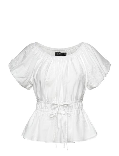 Cotton Voile-Top Lauren Ralph Lauren White