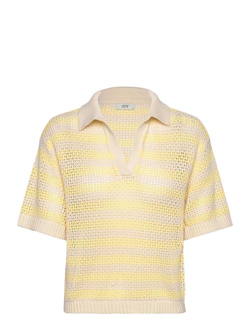 Jdytikka S/S Polo Pullover Knt Noos JDY Yellow