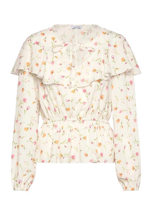 Flounce Blouse Bubbleroom Cream