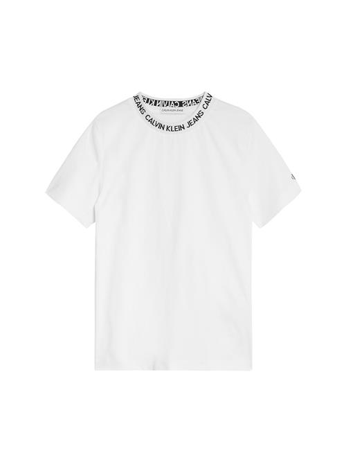 Se Calvin Klein Jeans Shirts 'Intarsia'  sort / hvid ved About You