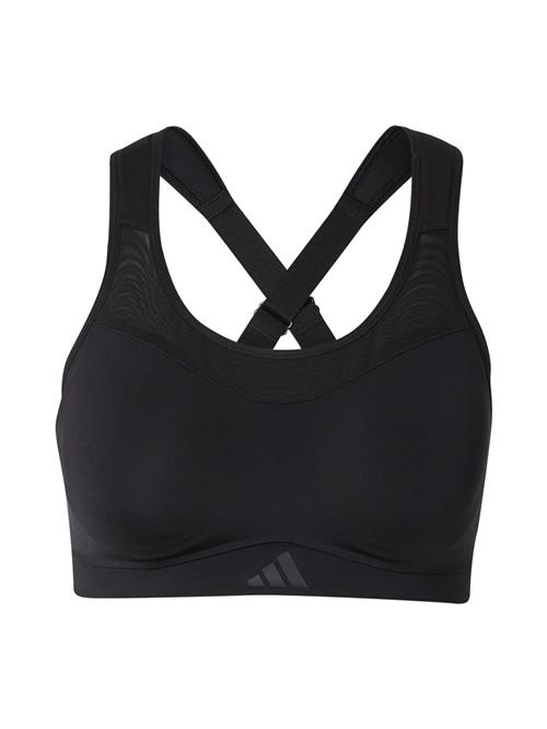 ADIDAS PERFORMANCE Sports-BH 'Tlrdim'  mørkegrå / sort