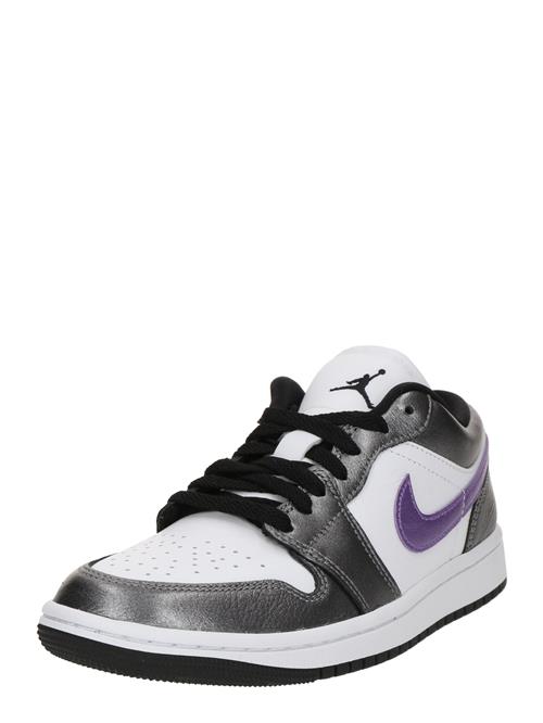 Jordan Sneaker low 'Air Jordan 1'  mørkelilla / sort / hvid