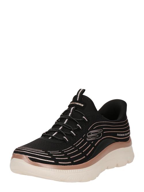 SKECHERS Slip On 'SUMMITS PLUS'  rosé / sort