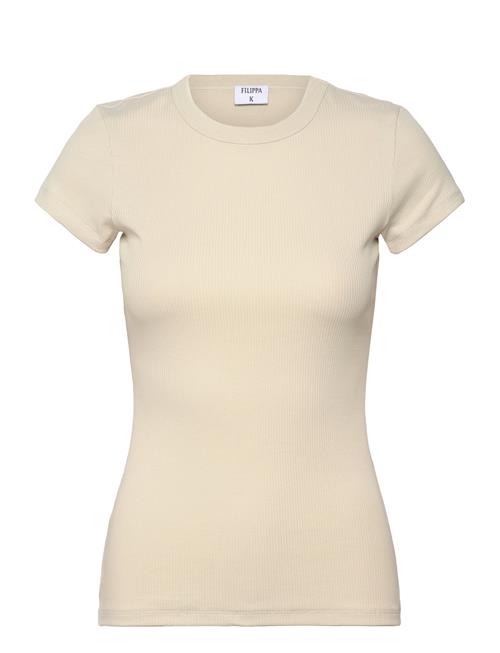 Fine Rib Tee Filippa K Beige