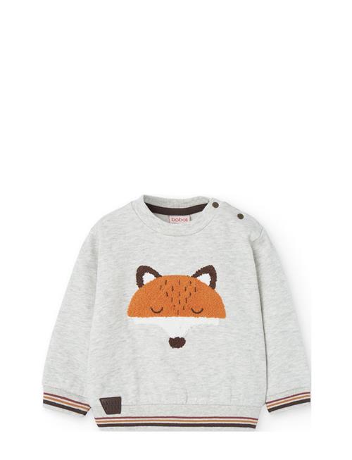 Se Fleece Sweatshirt For Baby Boy -Bci Boboli Grey ved Booztlet