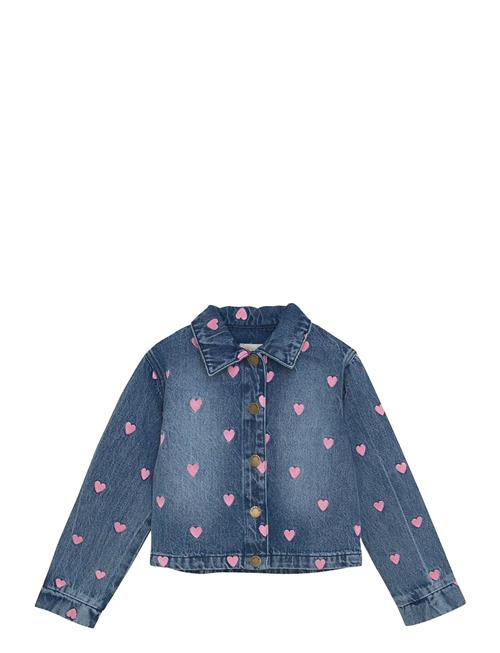 Se Jacket Denim Creamie Blue ved Booztlet