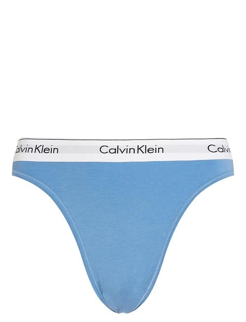 High Leg Tanga Calvin Klein Blue