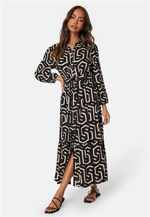 Happy Holly Viscose Shirt Dress
