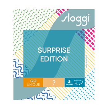 Sloggi Trusser 3P GO Unique Hipster Flerfarvet Small Dame